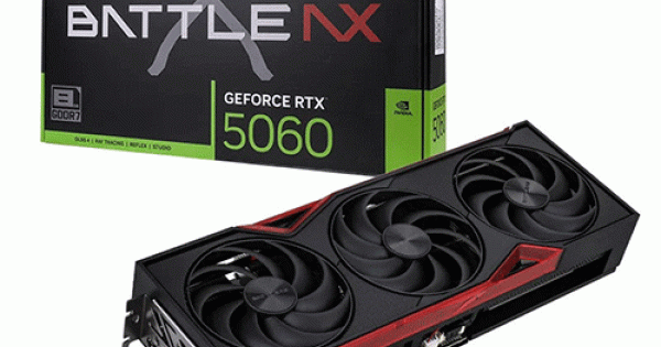Colorful GeForce RTX 5060 Battle AX 8GB-V GDDR7 (G-C5060NB-8G-3F)